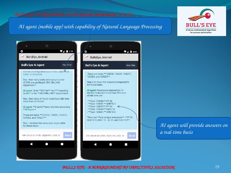 Mobile natural-language AI agent